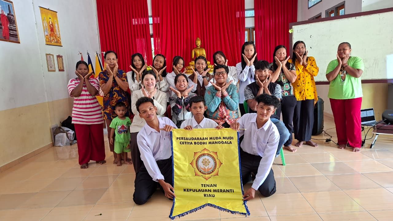 Pelantikan Periode Pertama PMC Bodhi Manggala, Desa Tenan, Kab. Kep.Meranti